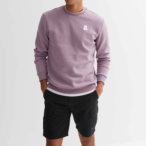 Men's Street Wear Oversized 100% Cotton Breathable <b>Sweatshirt</b> Heavyweight Fleece Print Pattern Drop Shoulder <b>Vintage</b> Autumn - Product Image 3