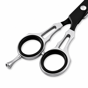 Professional 7.0 Inch <b>Black</b> <b>Titanium</b> Stainless Steel Scissors And Premium Salon Shears - Product Image 6