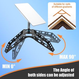 Kit de montage réglable Starlink Ridgeline, kit de montage Beciety Starlink, support de toit Starlink pour kit Internet Starlink <span class=keywords><strong>Sate</strong></span> - Product Image 2