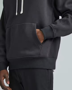 Sweats à capuche élégants pour hommes, coupe classique personnalisée, polyester et coton avec impression, poche avant, sweats à capuche pour usage extérieur pour hommes - Product Image 6