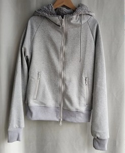 เสื้อฮู้ดผู้หญิงสีเทา ผ้าฝ้าย 100% ซิปคู่ ไซส์ใหญ่ ทรงเข้ารูป เอวเล็ก สไตล์วินเทจลำลอง แฟชั่นฤดูหนาว - Product Image 2