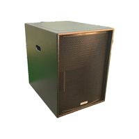 Meilleure qualité 18 \ "Single Subwoofer Electric Pop Music Speaker Haut de gamme en bois 8ohm Aimant néodyme Haute qualité sonore