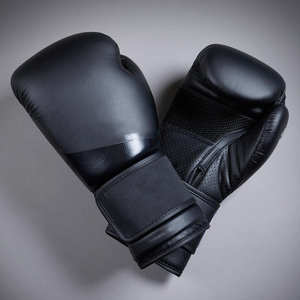 <b>Best</b> Selling MMA Gloves Personalized OEM Black Leather Boxing Gloves <b>Wrist</b> <b>Support</b> 8oz 10oz 12oz 14oz 16oz Mix Fight Styles - Product Image 3