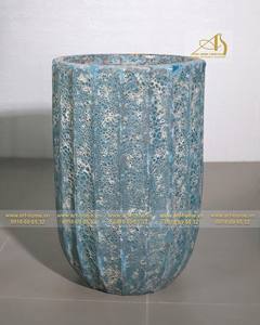 Haute qualité Design moderne en céramique galvanisé Pots de fleurs jardinières décor à la maison jardin Mini paysages Art-maison céramique - Product Image 3