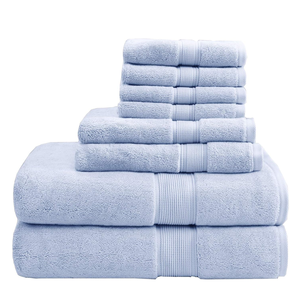 Toallas de baño de cara de mano de algodón de Color sólido de calidad superior diseño personalizado de secado rápido Venta caliente Pakistán para Spa Home Hotel - Product Image 2