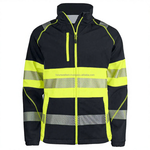 Men Custom Hi Vis <b>Working</b> Jackets Safety High Visibility Reflective <b>Waterproof</b> Safety Jackets Best Quality - Product Image 1