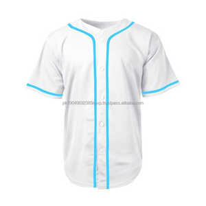 Best Selling Unisex Baseball & Softball Jersey Quick Dry Sportswear Custom Wholesale Sublimated Plain Jersey for <b>Men</b> - Product Image 1