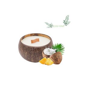 Bol de noix de coco naturel et poli pour la fabrication de bougies et bols de bougie de noix de coco dans des sacs en lin en coquille de noix de coco 100% - Product Image 3