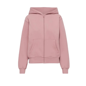 Nouvelle mode, sweat à capuche zippé pour femme, manches longues, décontracté, en coton, polaire, logo sur le devant, imperméable, dernier design, fitness - Product Image 1