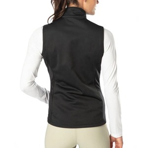 Gilet matelassé équestre personnalisé en toile souple imperméable respirant coupe-vent réversible écologique pour l'équitation - Product Image 6