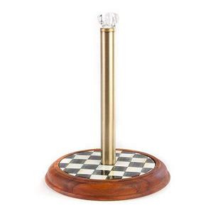 Soporte de papel tisú de madera y metal con soporte de papel tisú de almacenamiento de cocina de la mejor calidad a los precios más baratos - Product Image 5