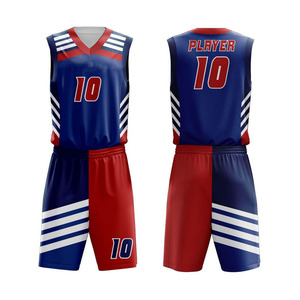 Uniformes de basket-ball personnalisés Sportswear Polyester Vente en gros Uniforme de basket-ball réversible sublimé pour hommes - Product Image 5