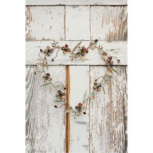 Corona de Pared de Metal con Acabado Antiguo, Diseño de Corazón de Flor, Hecha a Mano, Decorativa, de Zinc, con Forma de Corazón de Margarita, para Colgar, Decoración Rústica para Bodas y Eventos - Product Image 4