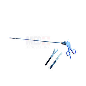 Pince à pince fenêtrée 20mm longueur de mâchoire 5mm diamètre 33cm longueur Instruments bariatriques laparoscopiques en acier inoxydable - Product Image 4