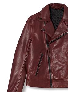 Chaqueta de cuero de vaca impermeable para mujer con patrón Floral de tendencia 2024, ropa corta única de la mejor calidad, estilo transpirable - Product Image 3