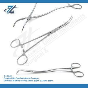 Pince à disséquer Overholt 18.0cm en acier inoxydable ensemble d'instruments chirurgicaux dentaires incurvés manuels fabriqués au Pakistan - Product Image 2