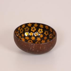 Produits artisanaux, matériaux décoratifs, couleurs personnalisables, bols en coquille de noix de coco laqués, fabriqués au Vietnam - Product Image 6