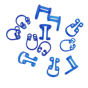 Cotton Roll Holder ทันตกรรม แบบใช้ครั้งเดียว พลาสติกสีฟ้า สำหรับควบคุมความชื้น 100 ชิ้น/ถุง - Product Image 6