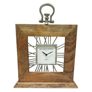 Reloj de Madera Decorativo para Mesa o Escritorio, Reloj Decorativo para Oficina u Hogar, Accesorios de Decoración para Mesa, Artesanías, Reloj Despertador Promocional 2026 - Product Image 1