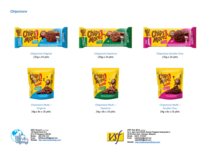 Chipsmore Mini Đôi Sô Cô La Đôi Choc 72G X 48 Pkts Malaysia Gốc Sô Cô La Chip Cookie Hơn Chip Vui Vẻ Hơn - Product Image 3