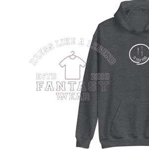 Sudadera con Capucha Extra Grande de Alta Calidad FANTASY WEAR OEM 2026, 500gsm, con Logotipo Personalizado, Unisex, Negra, para Hombre - Product Image 3