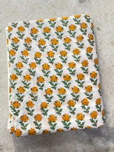 Tela de algodón hecha a mano Jaipuri, Ropa Étnica estampada y confección, patio suelto acolchado para diseños creativos, corredores de arte - Product Image 6