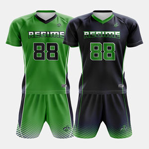Personalice su propio diseño de transferencia de calor de malla impresa de secado rápido transpirable Unisex adulto equipo de fútbol uniforme camiseta de fútbol - Product Image 5