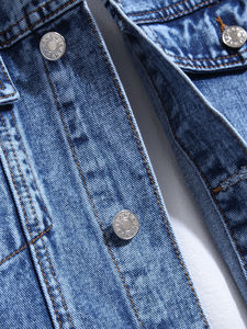 Chaqueta vaquera personalizada para hombre más vendida, Pakistán hecho en el último diseño de alta calidad, precio al por mayor, técnica teñida lisa - Product Image 5