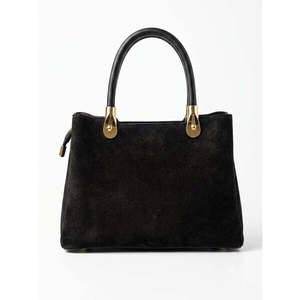 Borsa Strutturata in Vera Pelle Scamosciata e Pelle Dollaro - Made in Italy - Art. 26130 - Product Image 4