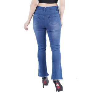 Nuevos Jeans de Moda KAMPFER para Mujer, 100% Denim, Transpirables, de Secado Rápido, Cintura Alta, Color y Logotipo Personalizables, Precio al por Mayor - Product Image 5