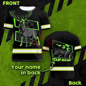 Camiseta de Seguridad ANSI Clase 1 Impermeable con Logotipo Personalizado, Manga Corta, Alta Visibilidad y Reflectante para Hombre - Product Image 3