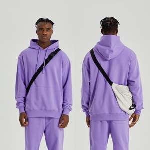 Ensemble de survêtement streetwear 2-en-1 écologique THREAD FEATHERS pour adultes - Hiver, à capuche, avec cordon de serrage, mélange polyester/coton - Product Image 5