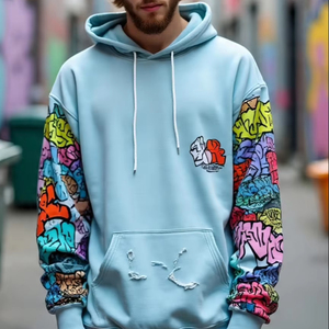 เสื้อสเวตเตอร์แบบสวมศีรษะใส่ได้ทั้งชายและหญิงเสื้อมีฮู้ดผ้าฟลีซลำลองสำหรับฤดูหนาวโลโก้ออกแบบได้ตามต้องการ - Product Image 1