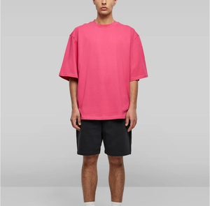 OEM envío rápido buen precio peso pesado 100% algodón de gran tamaño entrenamiento manga corta Camiseta para hombres moda 2025 - Product Image 4