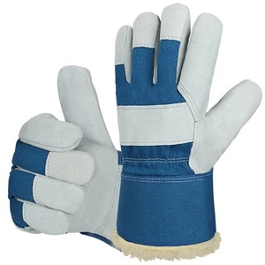 Guantes deportivos de cuero profesionales de gran venta, guantes mecánicos de seguridad en el trabajo para rescate de campos petrolíferos, guantes de cuero de alta calidad - Product Image 5