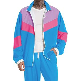 Conjunto Deportivo de Chaqueta con Cremallera y Pantalones Jogger, 100% Algodón, Corte Regular, Ligero, Resistente al Viento, Reversible, Ropa Deportiva Urbana - Product Image 3