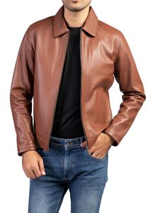 Chaqueta de cuero impermeable con estilo para hombre, cierre de cremallera de alta calidad, decoración ajustable, chaqueta de talla grande para hombre, envío DDP - Product Image 4