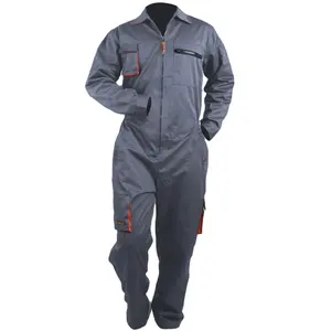 Pakaian Kerja Ultra-lembut Visibilitas Tinggi Unlined Coveralls Katun Keselamatan Kerja Insinyur Pakaian Kerja Seragam Industri