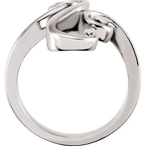 Stuller Freeform <b>Ring</b> 50808:102P 14KW for Gift Occasions - Product Image 2