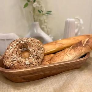 Cuenco de madera decorativo de primera calidad hecho a mano para frutas y ensaladas Cuenco de vajilla Vintage para cocina usado. - Product Image 1