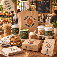 Gobelets en papier AT PACK pour matcha avec impression de logo personnalisé, gobelets jetables pour matcha, gobelets en plastique et fournitures d'emballage pour café