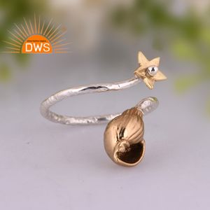 Best Selling Fine Sterling Silver Floral Design <b>Adjustable</b> <b>Ring</b> Custom Jewelry For Women Gift For Her - Product Image 2