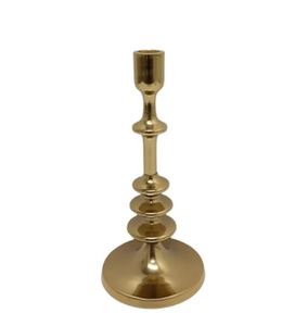 Trending Gold Colour Candle Stand Brass Look handmade <b>top</b> sale metal decorative for party decoration usage - Product Image 3