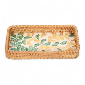 Bandeja de Ratán con Madreperla, Suministro al por Mayor, Vajilla Decorativa para Hoteles, Restaurantes, Servicios de Catering y Tiendas de Regalos - Product Image 3