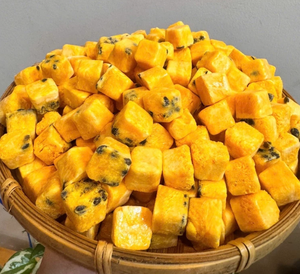 Cubos de Maracuyá Liofilizados, Exportación de Fábrica de Vietnam, Venta al Por Mayor a Granel con Etiqueta Personalizada, Marca Privada, Suministro OEM - Product Image 4