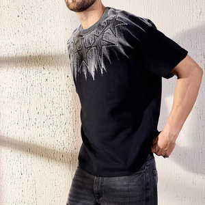 Camiseta de diseño personalizado con estampado de gran tamaño para hombre, ropa informal de algodón 100% de alta calidad, ropa de hombre en blanco de peso pesado - Product Image 5