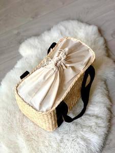 2025 Timeless Vintage Eco-Friendly Women's <b>Water</b> Hyacinth Handbag Collection Cotton Lining Elegant Natural Open Closure Two - Product Image 3
