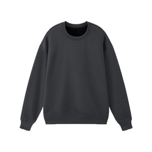 Sweat-shirt à col rond en molleton 100% coton de qualité supérieure pour homme, marque personnalisée, écologique, respirant, design imprimé en relief, 240g - Product Image 1