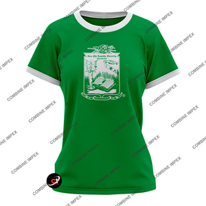 T-shirts Streetwear femmes ajusté personnalisé Y2k graphique imprimé coupe régulière transfert de chaleur 100% coton écologique respirant - Product Image 1