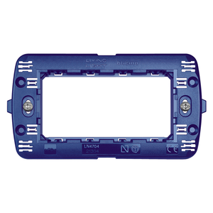 Per BTicino Livingsight blu scatola di plastica interruttori a parete supporta 4 moduli Ln4704 - Product Image 1